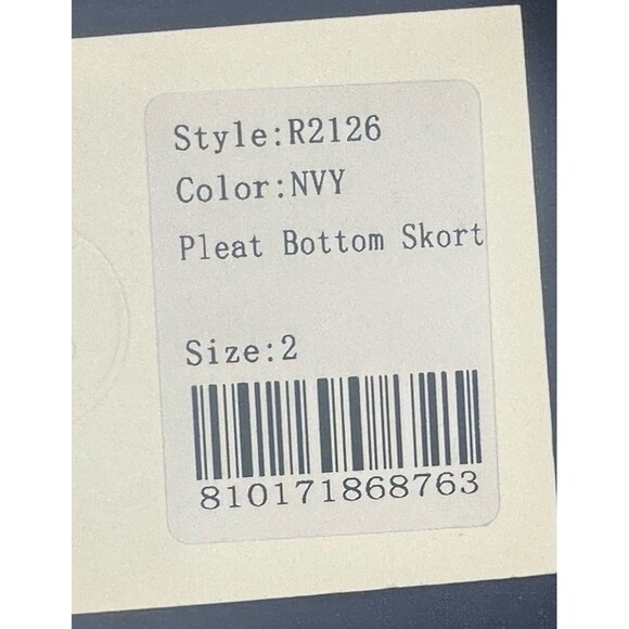 Renwick Pleat Bottom Skort Women’s 2 Navy Blue Golf Performance Tennis Skirt - Picture 6 of 9
